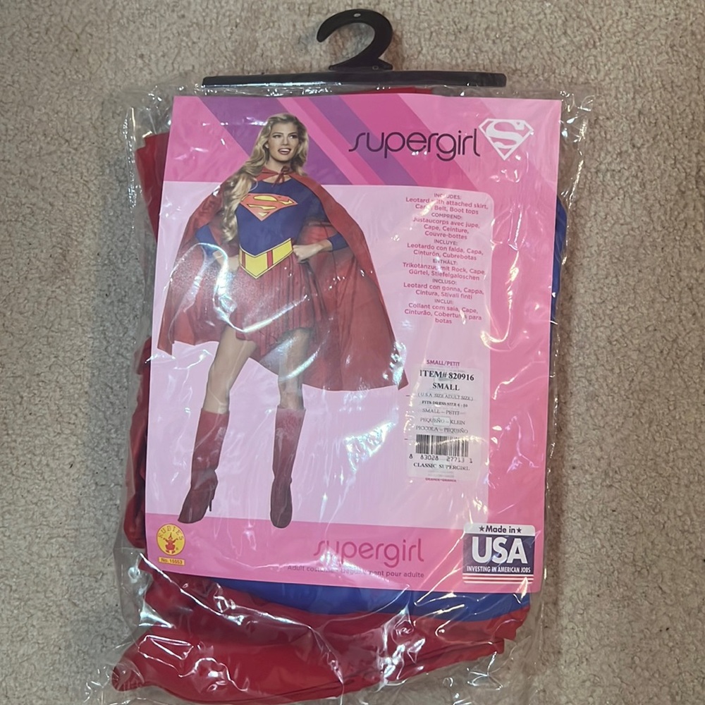 SuperGirl Halloween costume